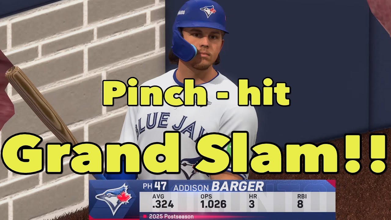 Addison Barger Pinch-hit GRAND SLAM World Series Game 1