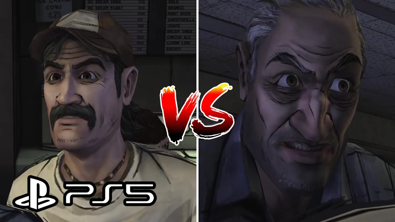 The Walking Dead Season 1 PS5 - Kenny Punches Larry!