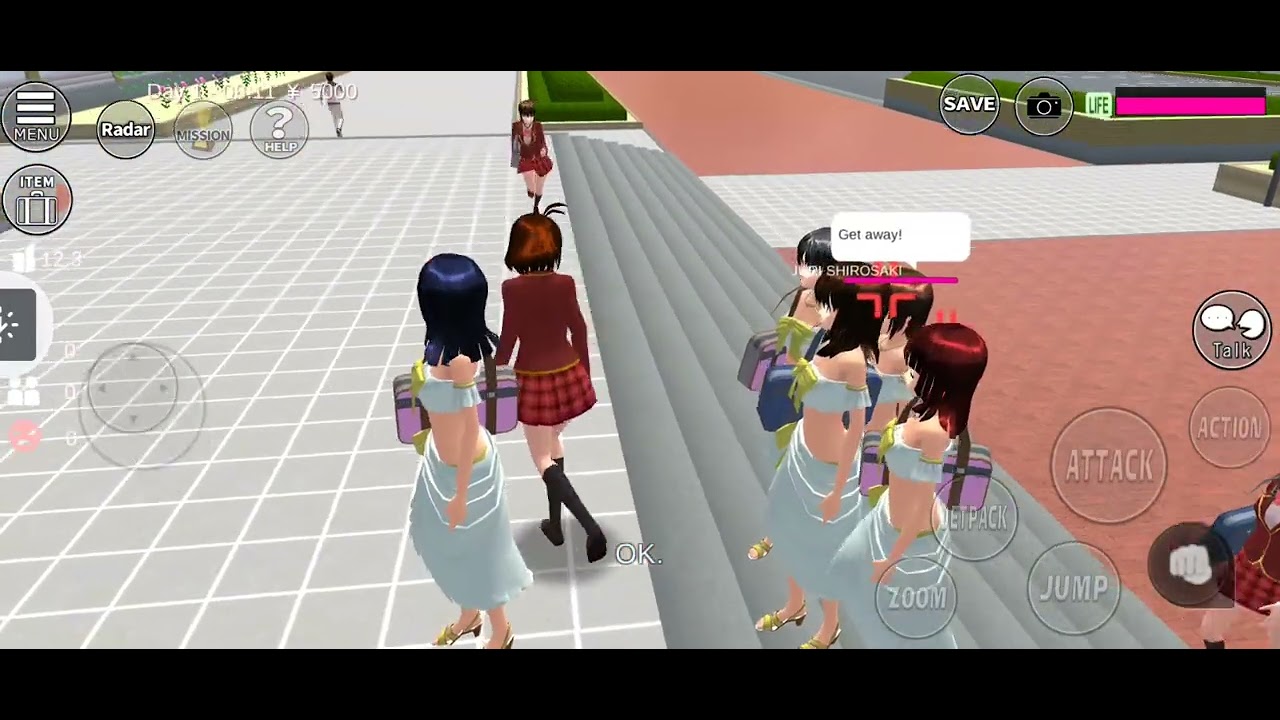 Dance video dance video #sakuraschoolsimulator #lifeisbutadream #sakura 