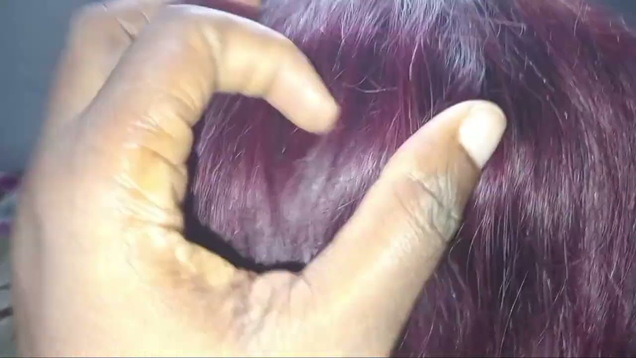 ASMR HAIR COMBING AND ITCHIN  #asmrcommunity #satisfying #asmrtriggers