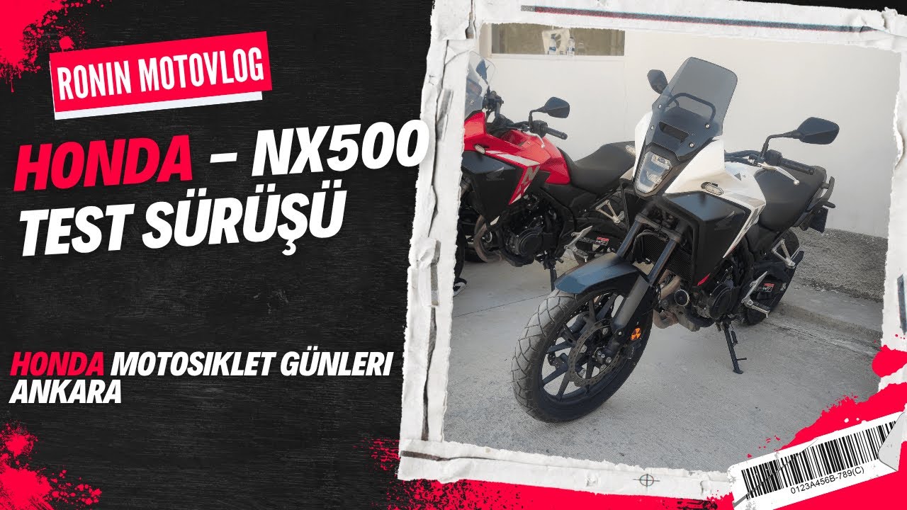 Honda NX500 Test Sürüşü - Honda Motosiklet Günleri - Ankara 2025