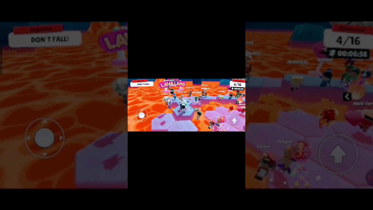 Lava land in stumble guys