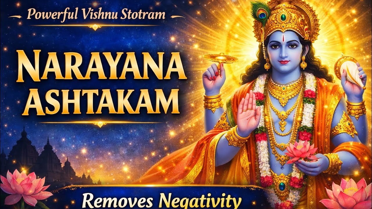 Narayana Astakam | Powerful Vishnu Stotram 