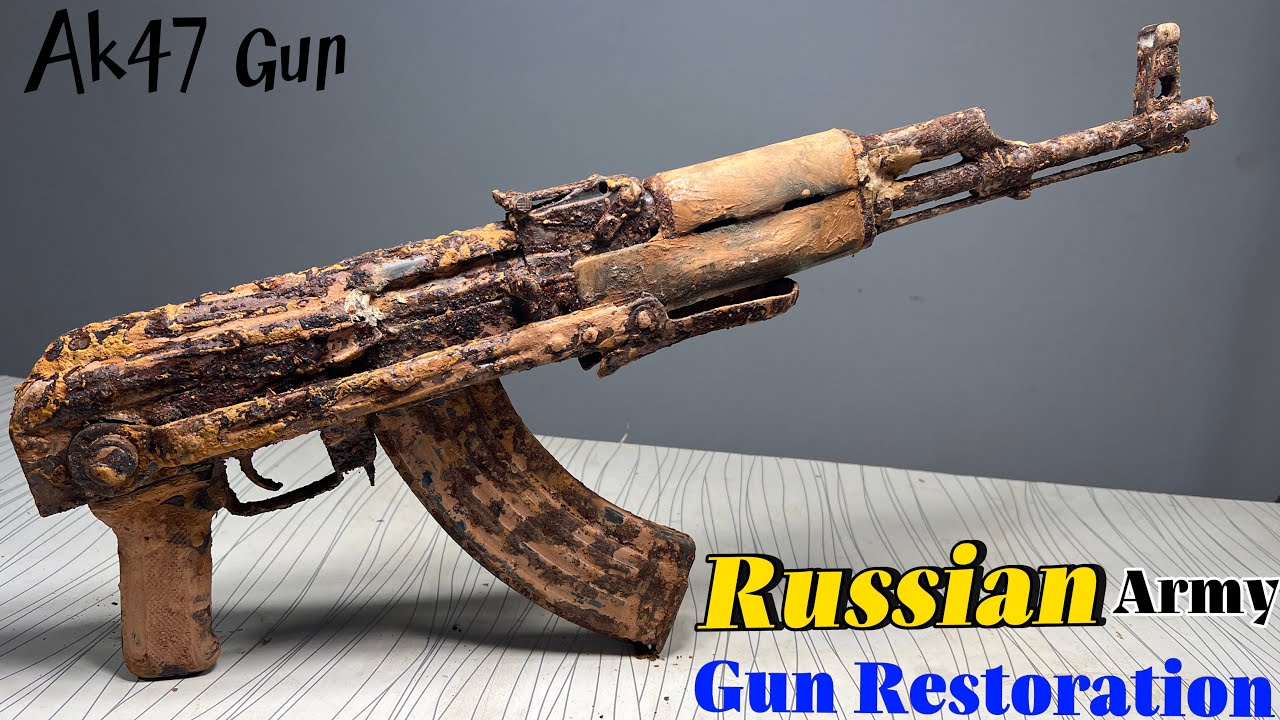 Russian Army Gun Restoration, Ak47 Gun Restoration, Ak restoration, Russian Ak47 Gun Restoration