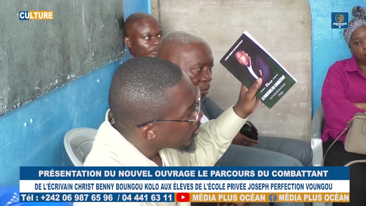 PRÉSENTATION DU NOUVEL OUVRAGE LE PARCOURS DU COMBATTANT DE CHRIST AUX ÉLÈVES DE JPE DE VOUNGOU 