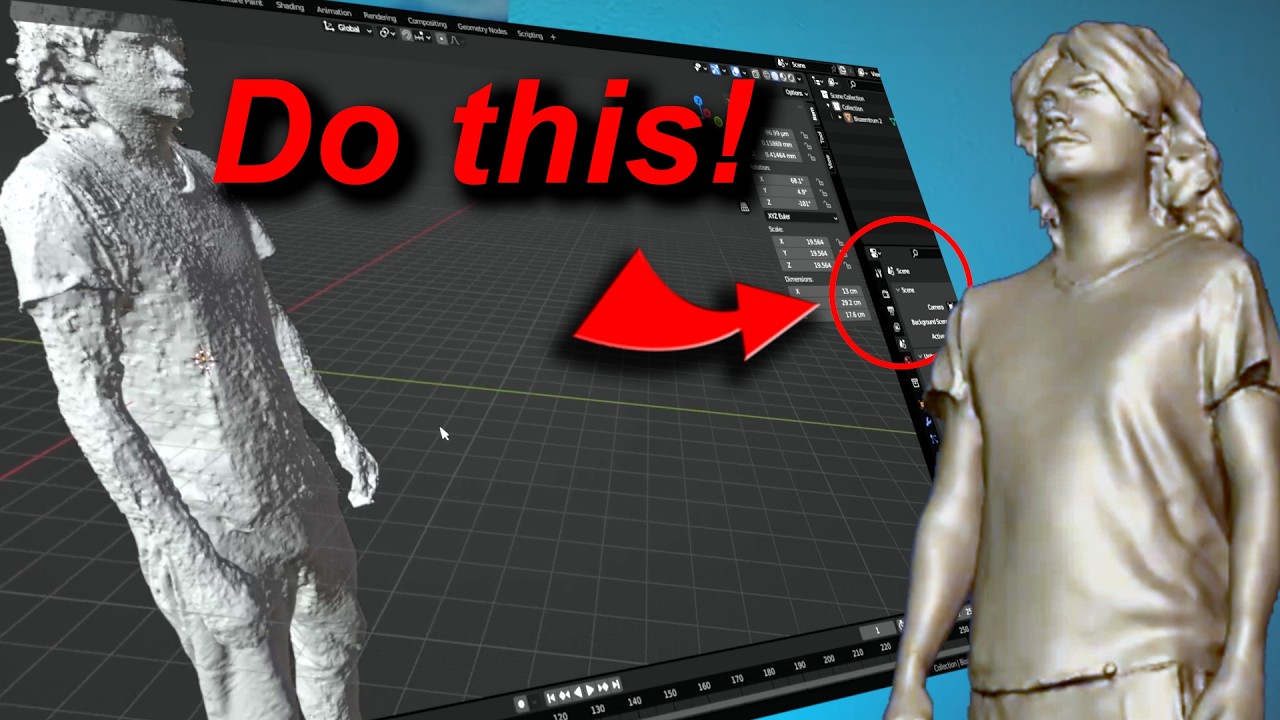 How to Clean up your 3d scans like a pro. Professional 3d printing expert explains
