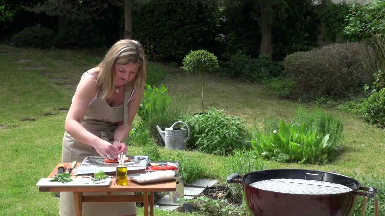 Papillote de lotte sur la braise
