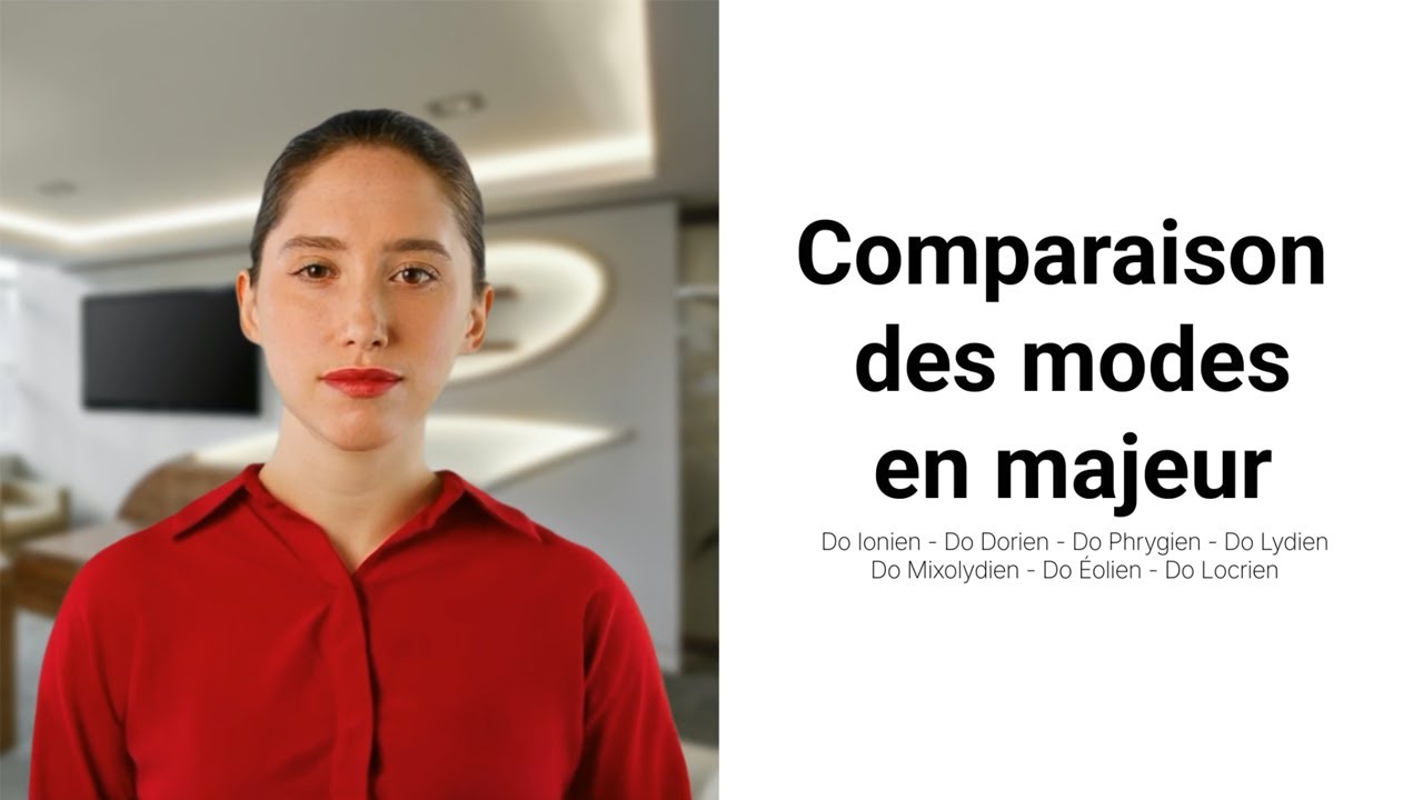 Comprendre et comparer les 7 modes en Do majeur