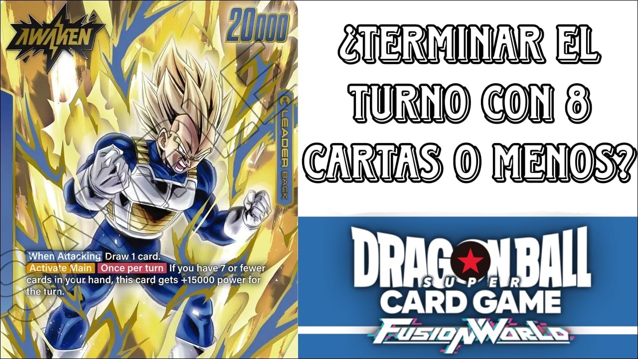 RETODRAGON: Solo tendré 8 cartas o menos al final de mi turno 🤔🙀 | Reto de Dragon Ball Fusión World