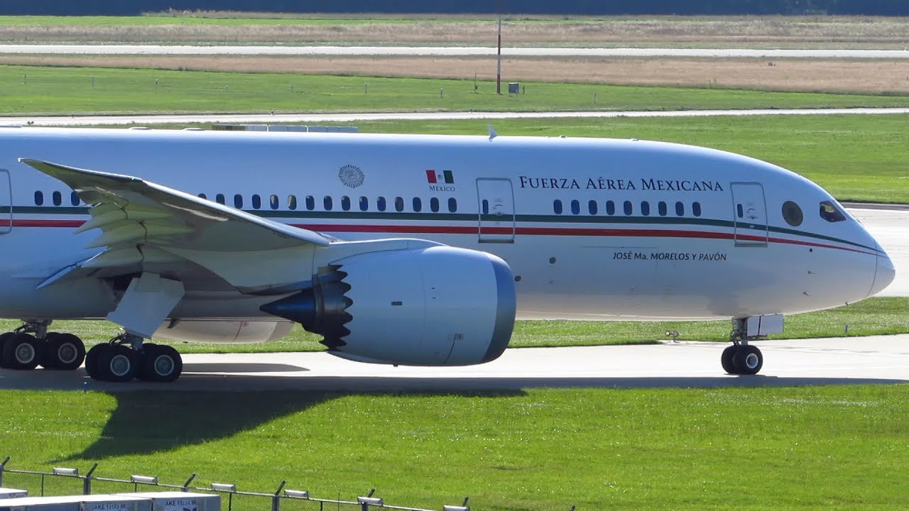 Government of Mexico! Boeing 787-8 VIP Dreamliner Takeoff from Hamburg for G20 [Full HD]