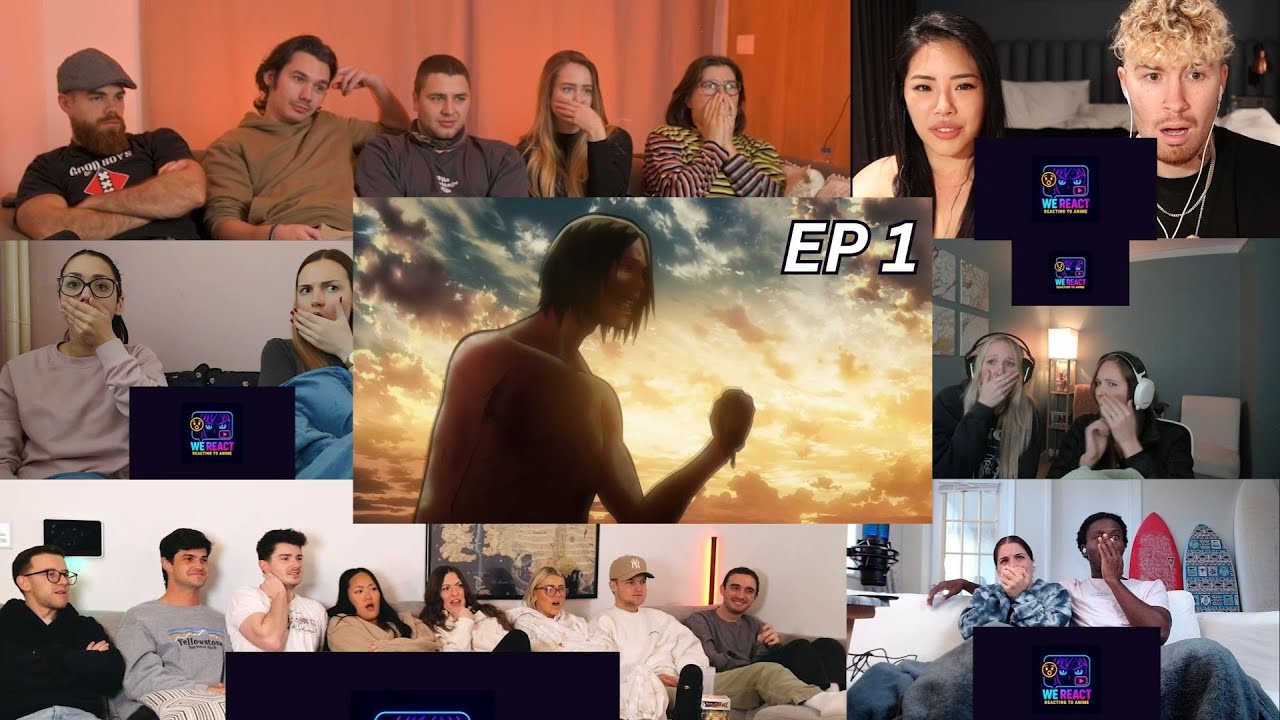 Attack on Titan Season 01 Episode 01 | Reaction Mashup