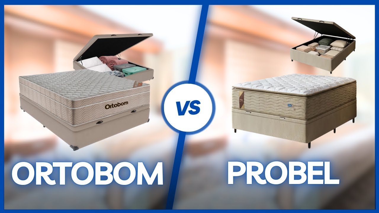 Cama Box Casal com Baú: Ortobom ou Probel – qual escolher?