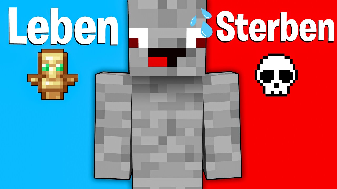 Minecraft ABER... ? WAS WÄHLST DU?! 🤔🟦🟥 Alphastein MINECRAFT