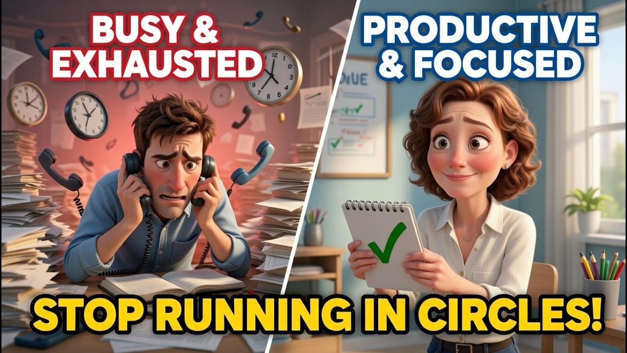 Are You Busy or Productive? 📈 | Intermediate English Listening Practice 🎧