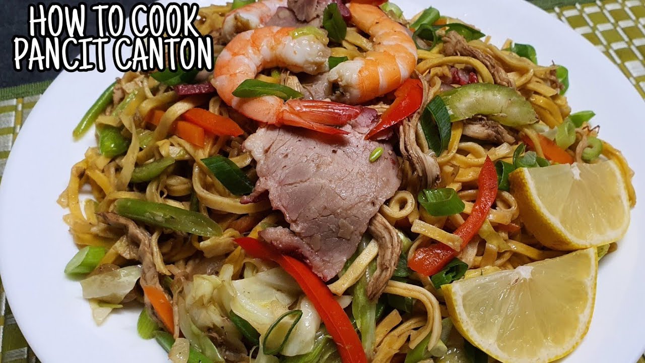 HOW TO COOK PANCIT CANTON (My Own Version)