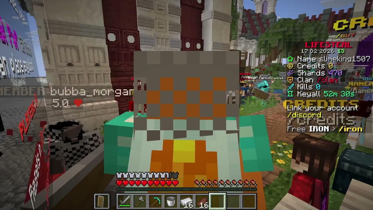 Minecraft Livesteal SMP folge 2 Diamant Rüstung.