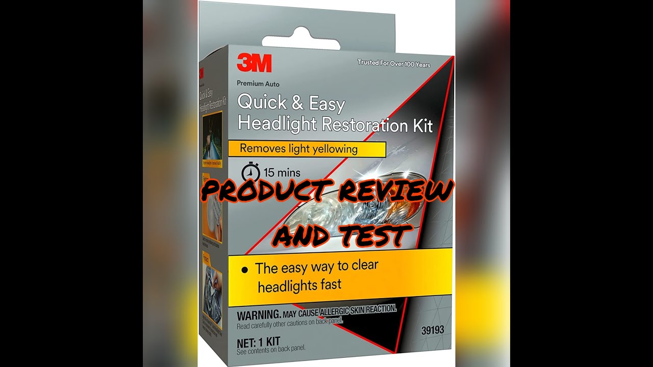 Headlights getting dull, Yellow or Foggy?  Check out this 3M headlight restore kit!