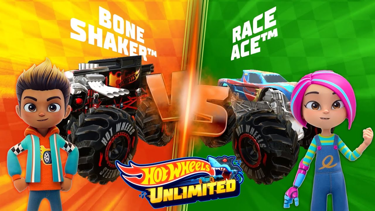Hot Wheels Unlimited 2: Let’s Race Snow Monster Trucks, Sharkruiser, Rip Rod