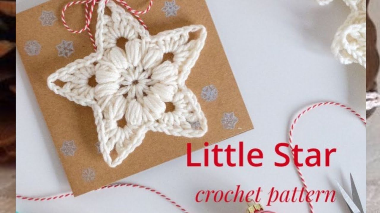 Christmas Star Crochet Pattern l Easy To Make Crochet Star Ornaments l