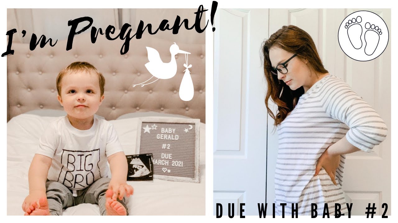 I'M PREGNANT! // LIVE PREGNANCY TEST REACTION // Baby #2 Due 2021