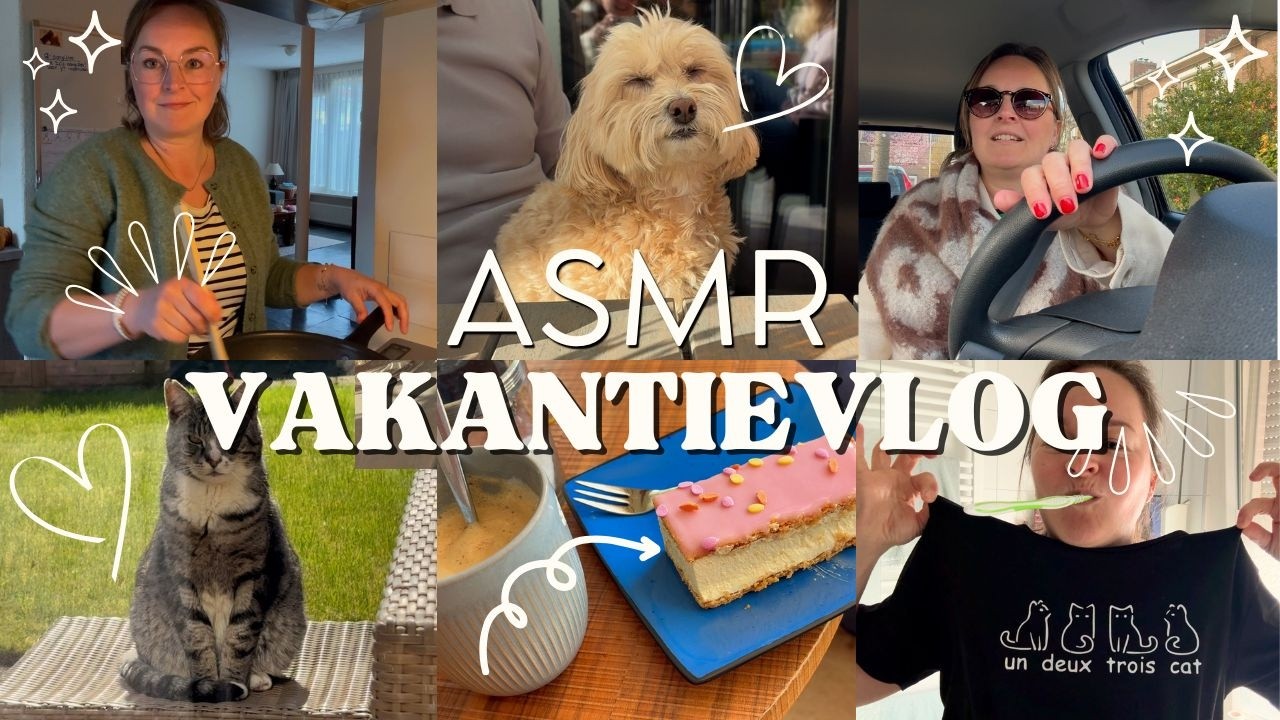 ASMR | VAKANTIEVLOG 😎 | Staycation 🏠 | Voice-over 🎙️| Mega lange video! 😴 | Nederlandse ASMR 🇳🇱