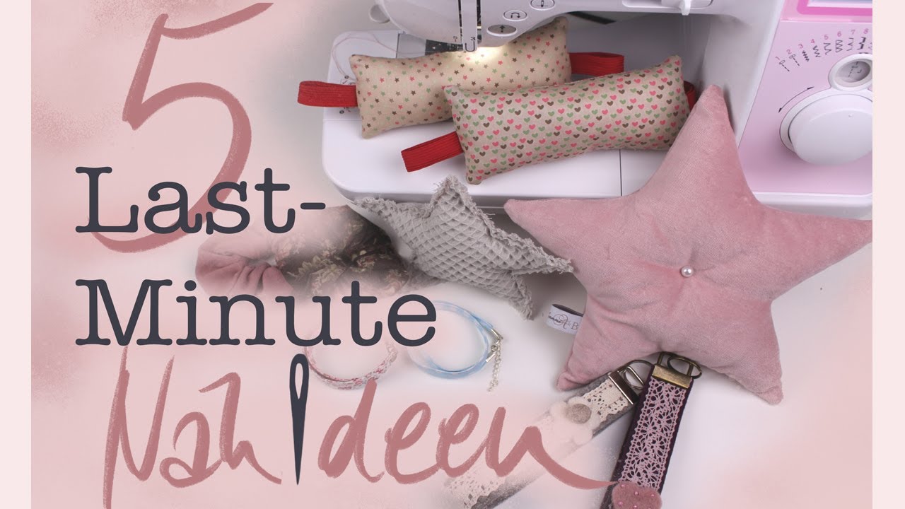 5 Last-Minute Nähideen Geschenke //#Nähanleitung für Anfänger //#Scrunchies... DIY //#Handmadebyanni