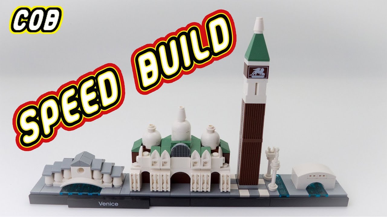 Lego Architecture Set 21026 - Venice - Lego speed build stop motion