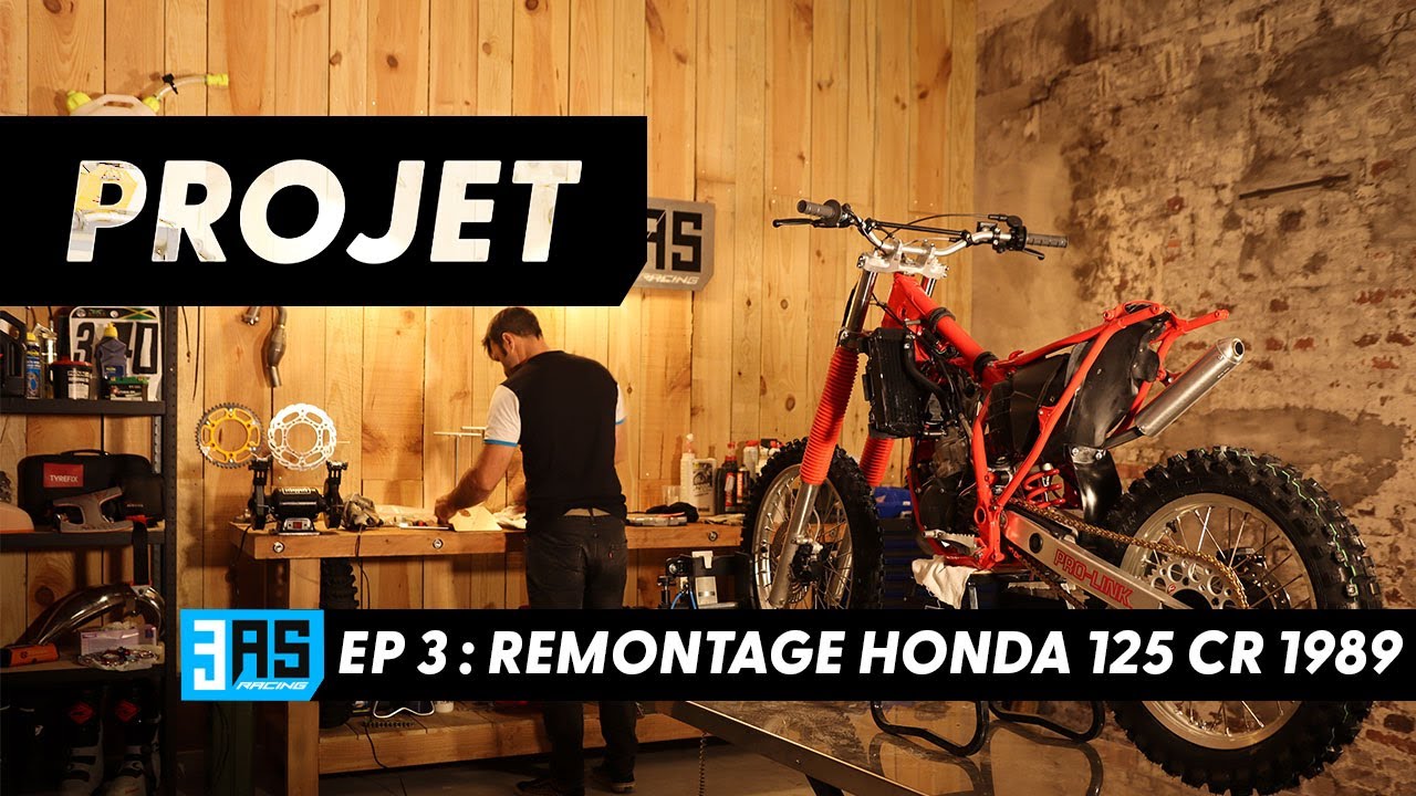 Remontage complet - Restauration motocross HONDA CR 125 1989