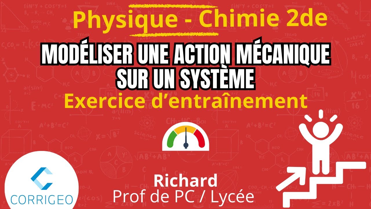 Physique-Chimie seconde/ Exercice difficulté ⭐⭐ - Chapitre 10 : Modéliser une action mécanique.