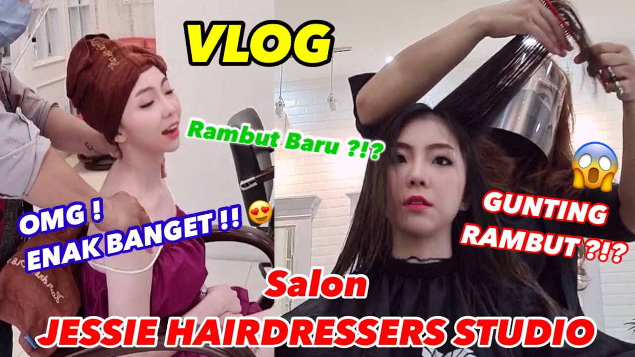 VLOG - GUNTING RAMBUT | MASSAGE | CREAMBATH | REFLEXOLOGY di Salon JESSIE HAIRDRESSERS STUDIO