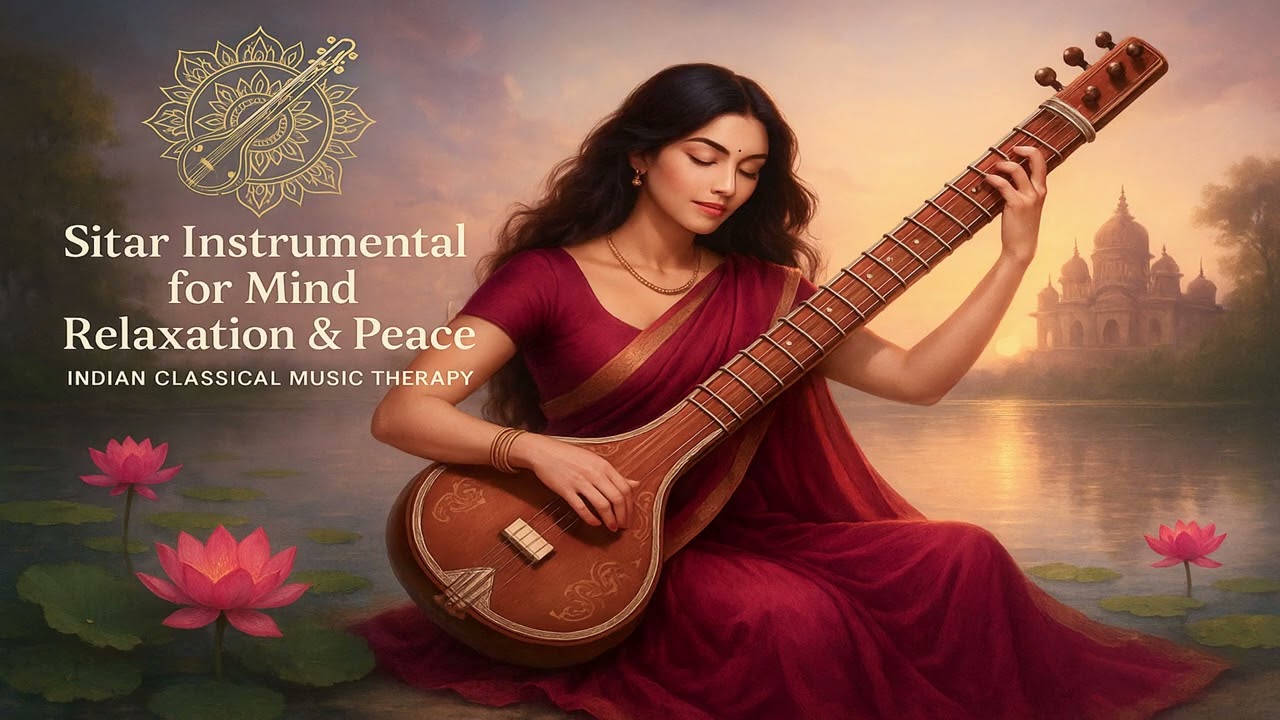 Sitar Instrumental for Mind Relaxation & Peace | Indian Classical Music Therapy