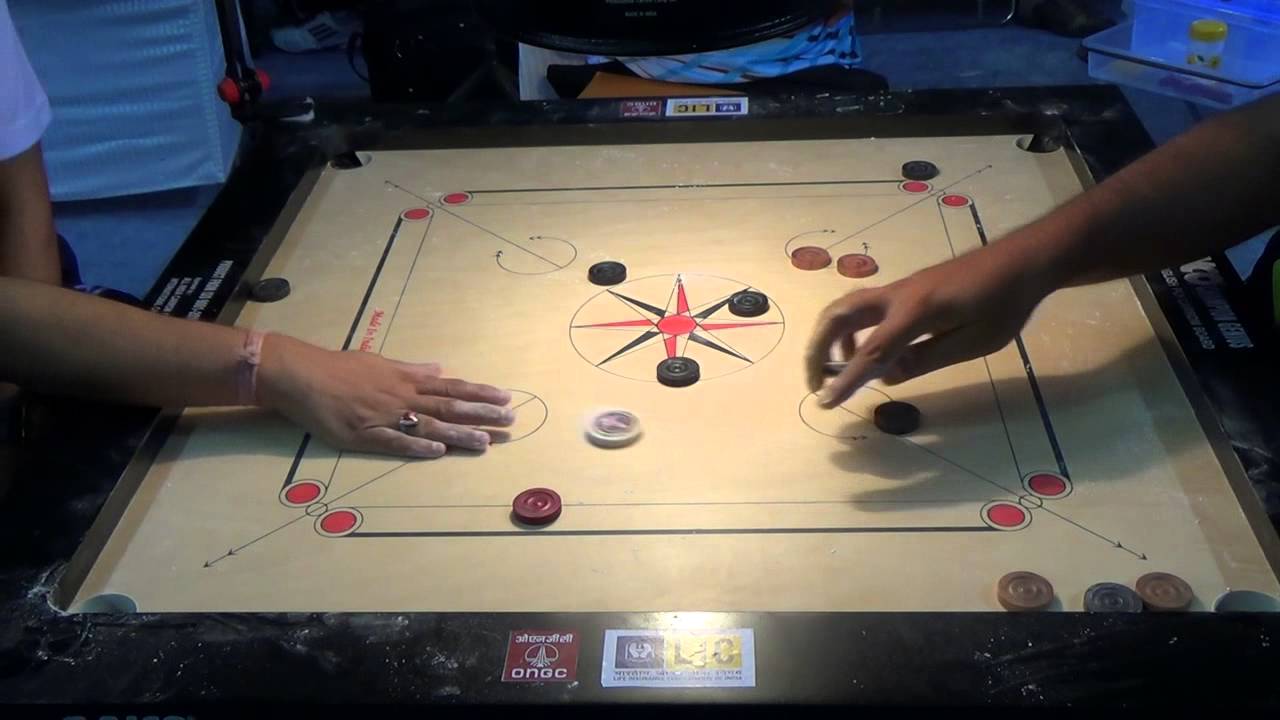 Sandeep Deorukhkar vs Ryaz Akbarali in Carrom ICF Cup Delhi 2015, Swiss System
