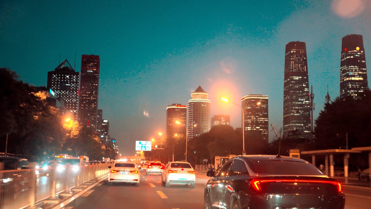 ✅[4k]夜拍北京｜长安街｜北二环｜东三环Night shot in Beijing | Chang'an Avenue | North 2nd Ring | East 3rd Ring