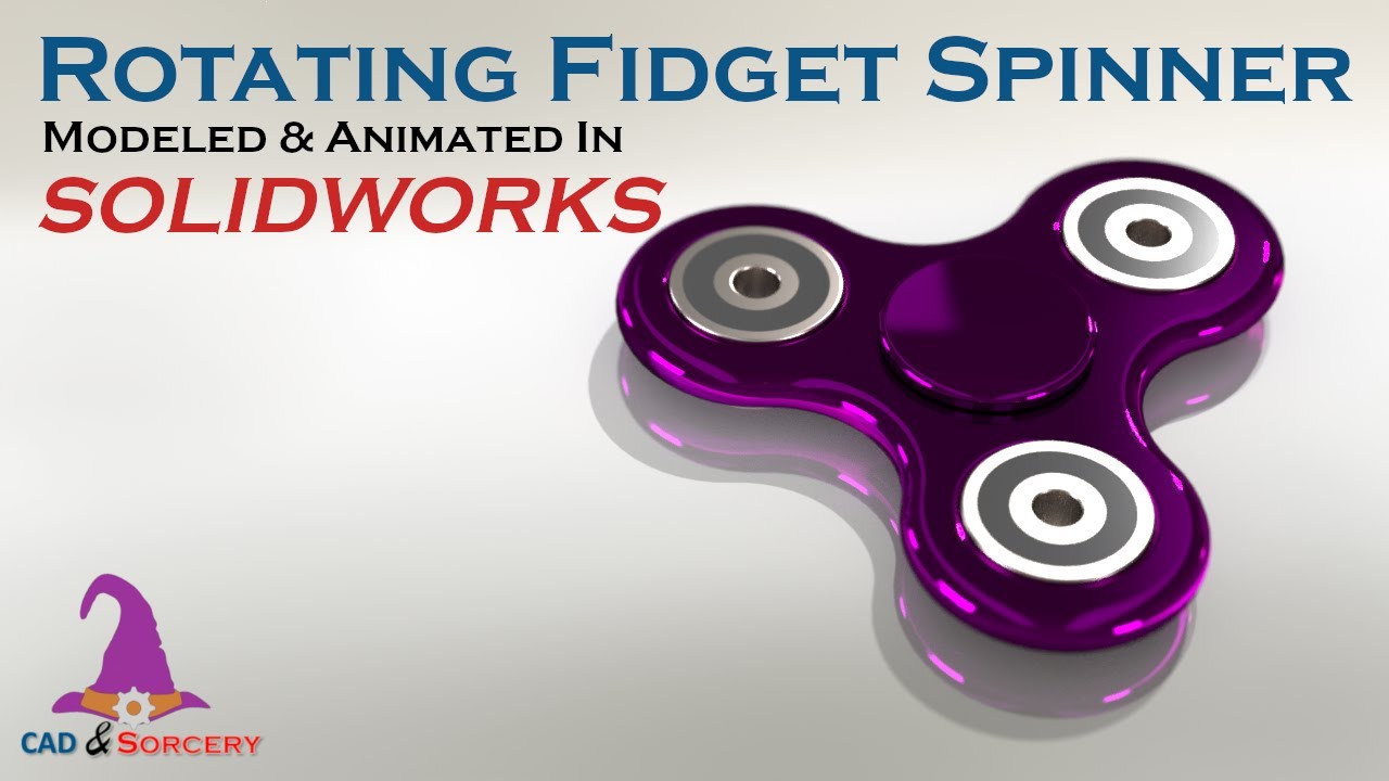 That Time I Designed a Fidget Spinner and Animated its Rotation in SOLIDWORKS 🌀