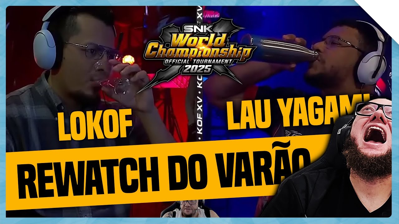 #8 LOKOF REAGIU MUITO BEM, mas o LAU YAGAMI estava com a AURA na LOSER! - SWC 2025 KOFXV