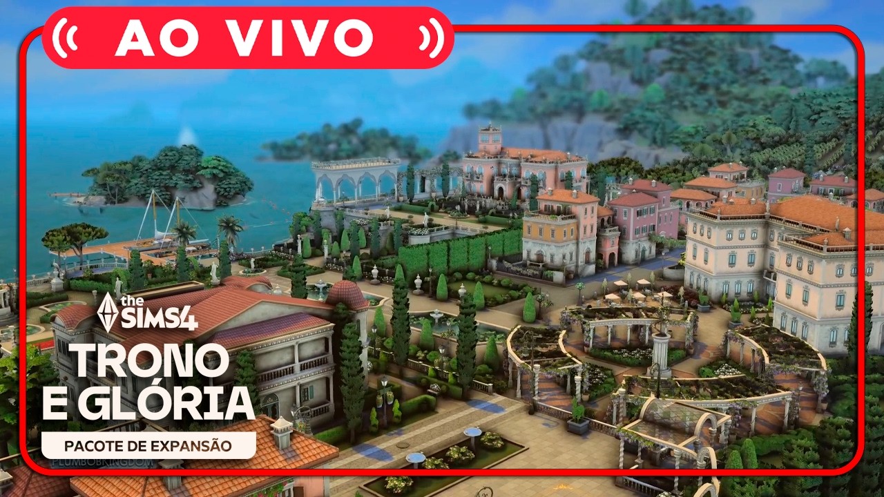🔴 DESAFIO: CONSTRUINDO PALÁCIO INICIAL + SORTEIO DA NOVA EXPANSÃO E KITS - The Sims 4