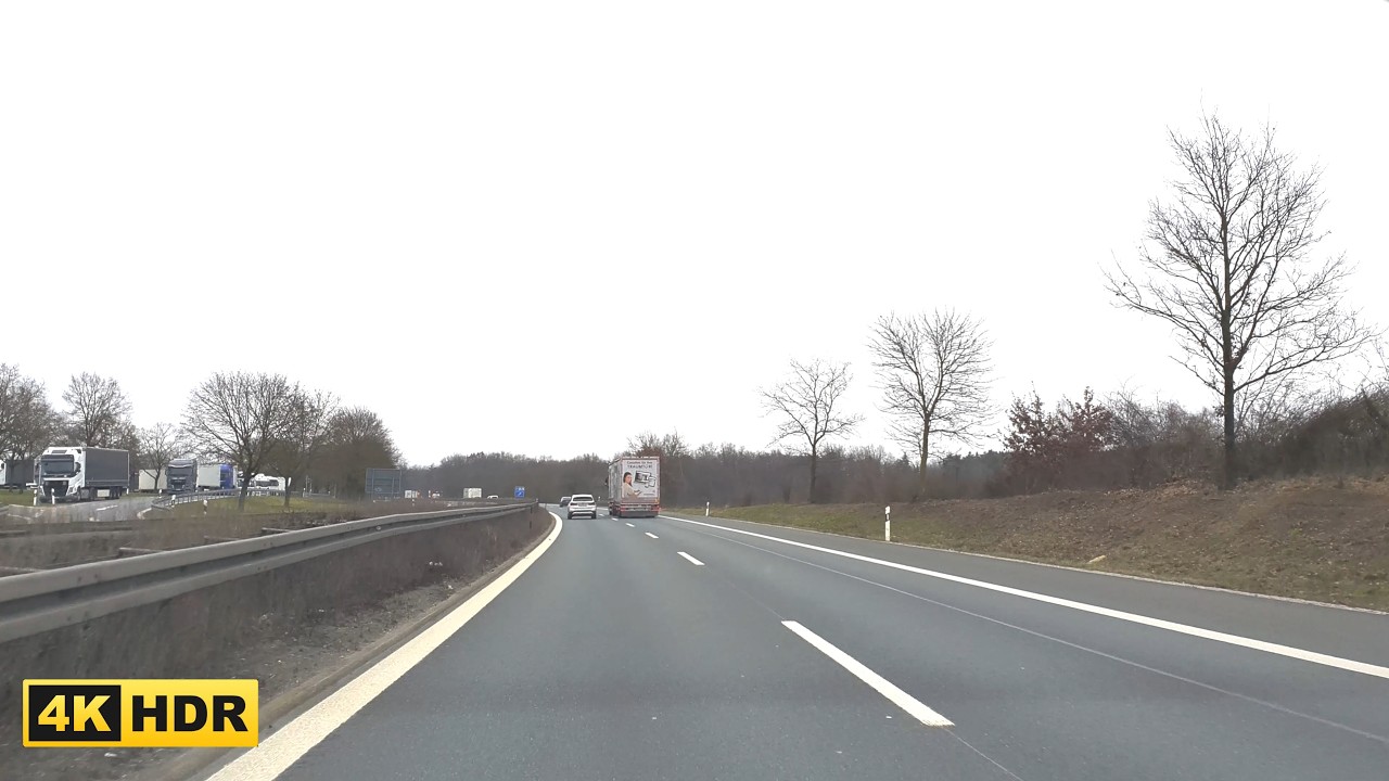 Autofahrt von Forchheim nach Hollfeld / 4k HDR / Sanfte Lo-Fi Music