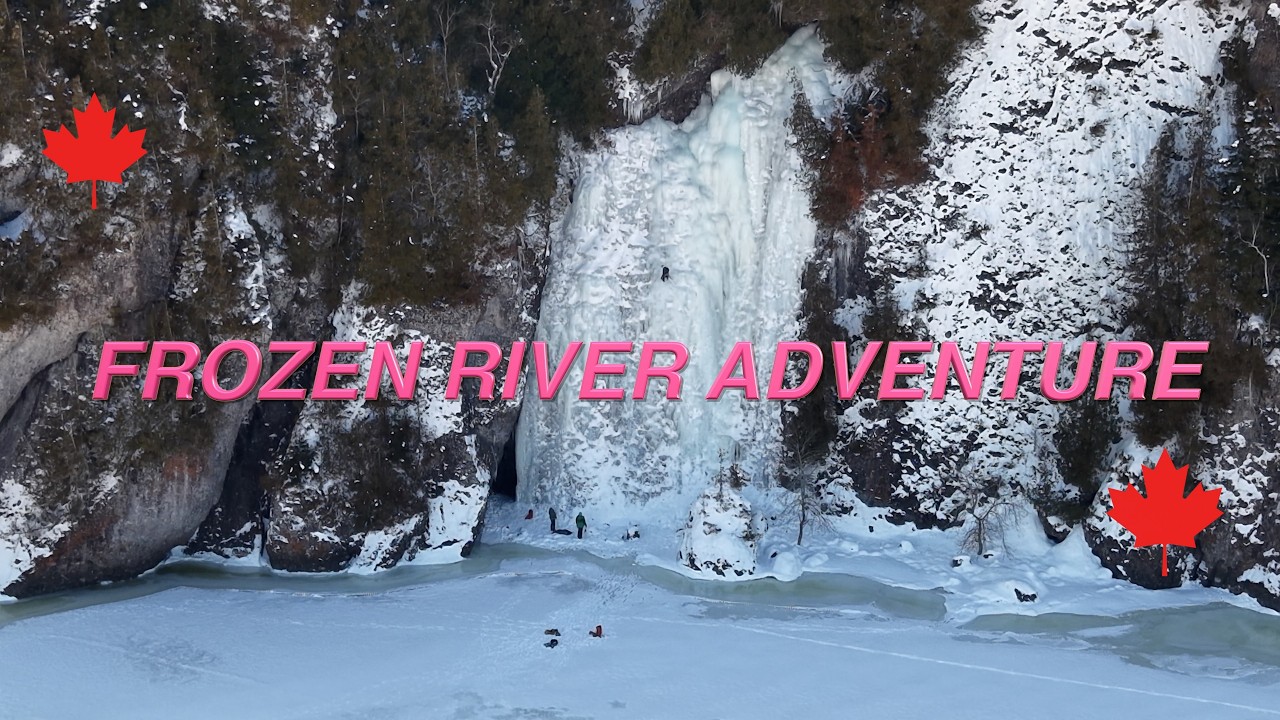 Frozen Kennebecasis River Winter Adventure | Ice Falls & Drone Footage New Brunswick🇨🇦❤️