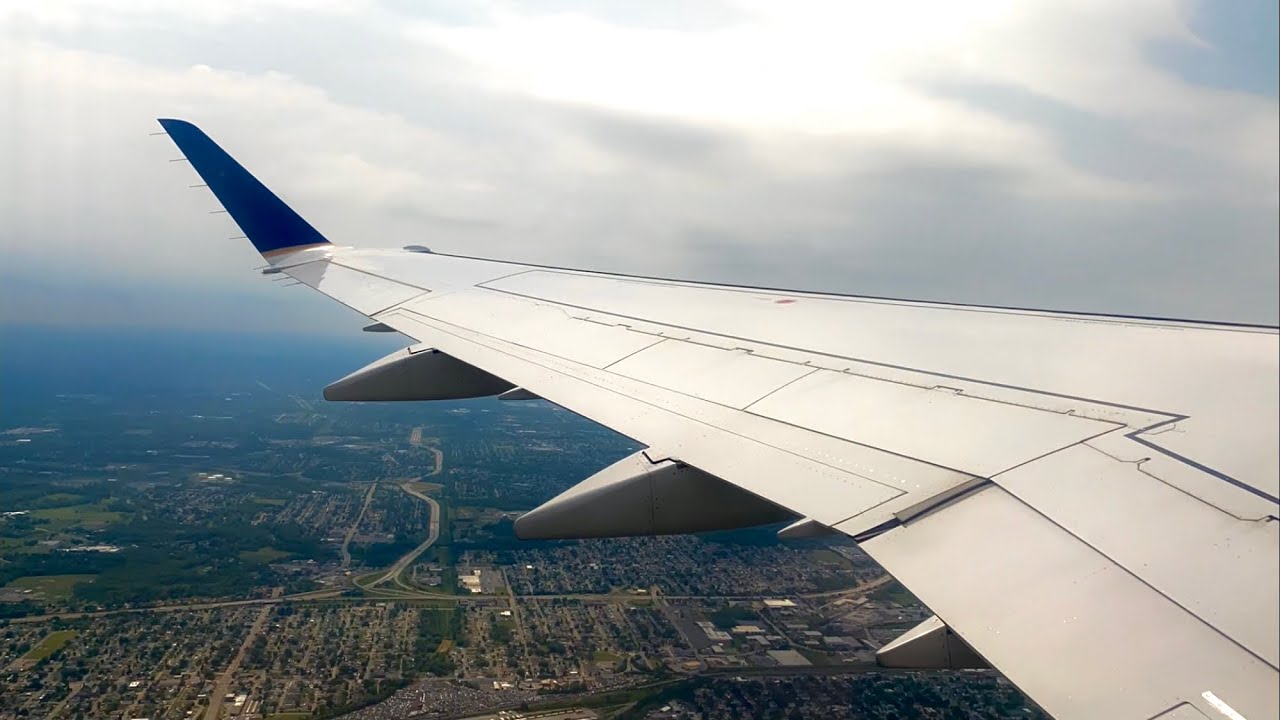 United E170 WINDY and TURBULENT Taxi + Takeoff From Buffalo (BUF)