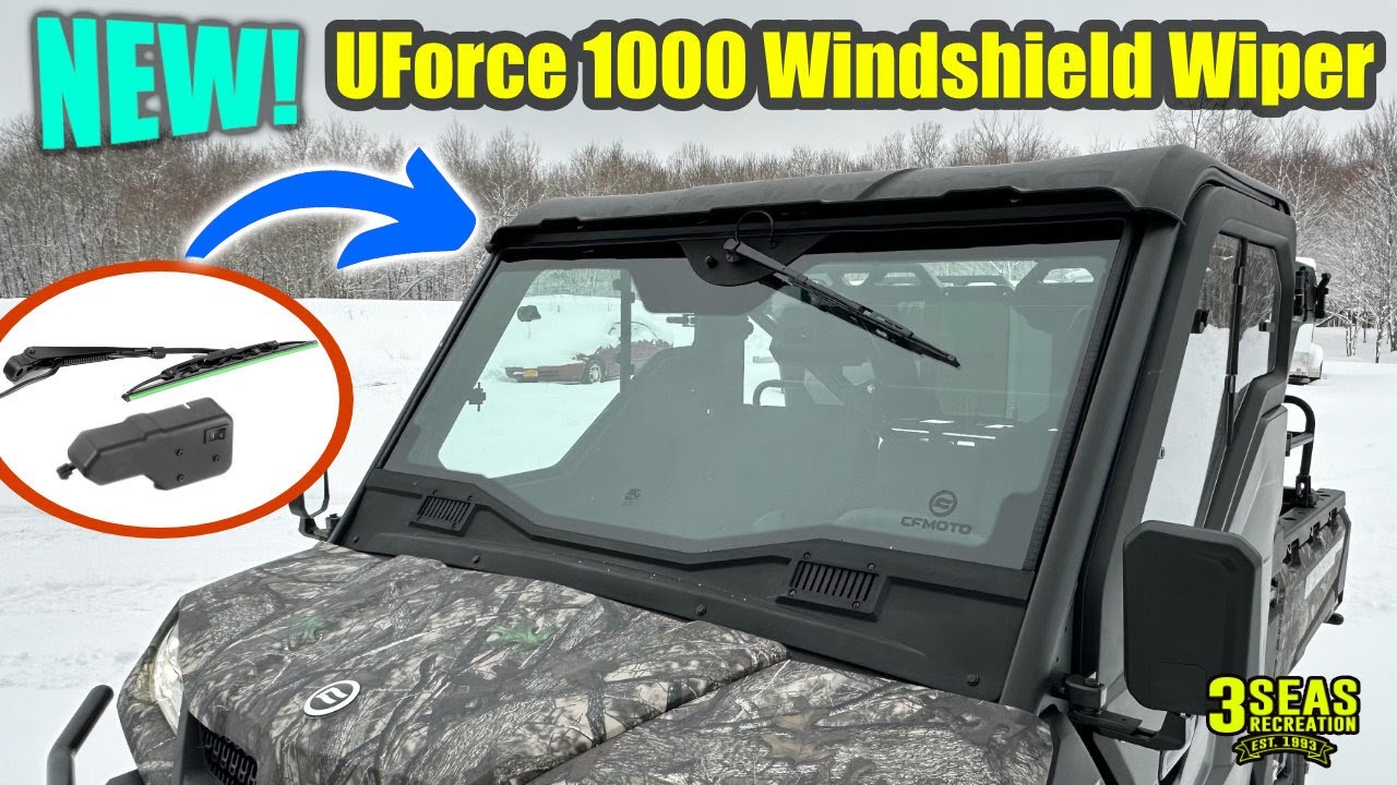 Windshield Wiper Kit!   NEW for 2023 CFMoto UForce 1000 Glass Windshields!