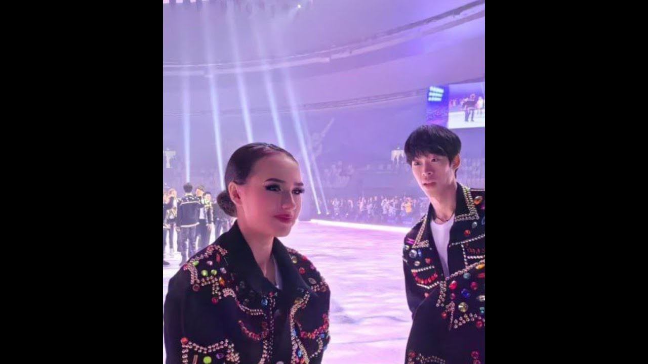 Алина Загитова. Начальный и финальный номера на шоу Magic on Ice в Пекине 01.10.2023г.