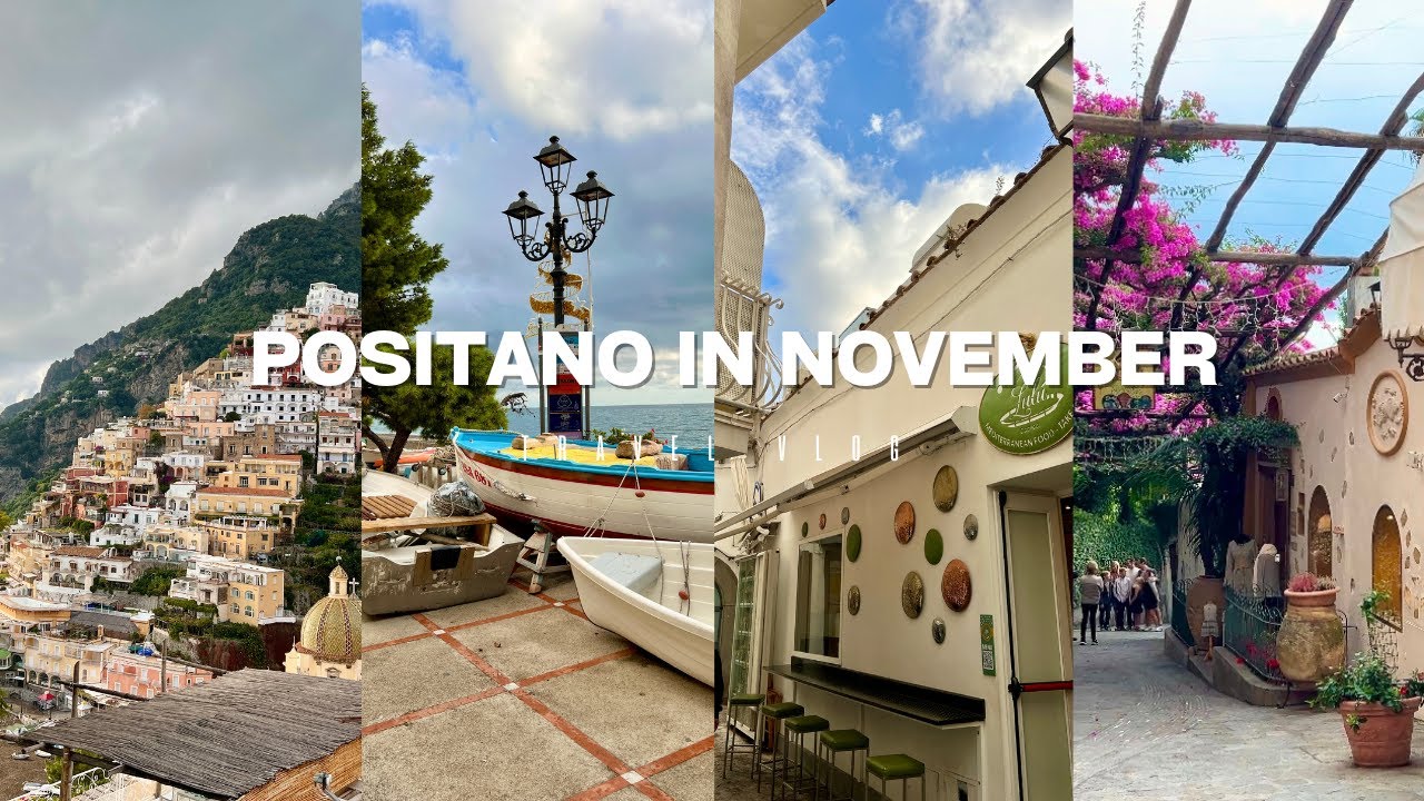 Positano in November | Travel Vlog 2024 | Quiet Corners & Coastal Beauty | Italy VLOG