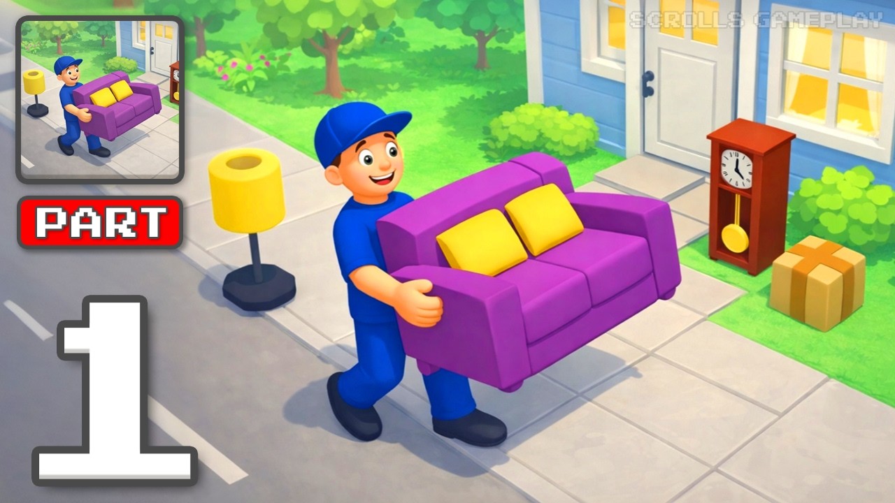 Heavy Work - Gameplay Walkthrough Part 1 - Big Jobs Bigger Rewards (iOS, Android)