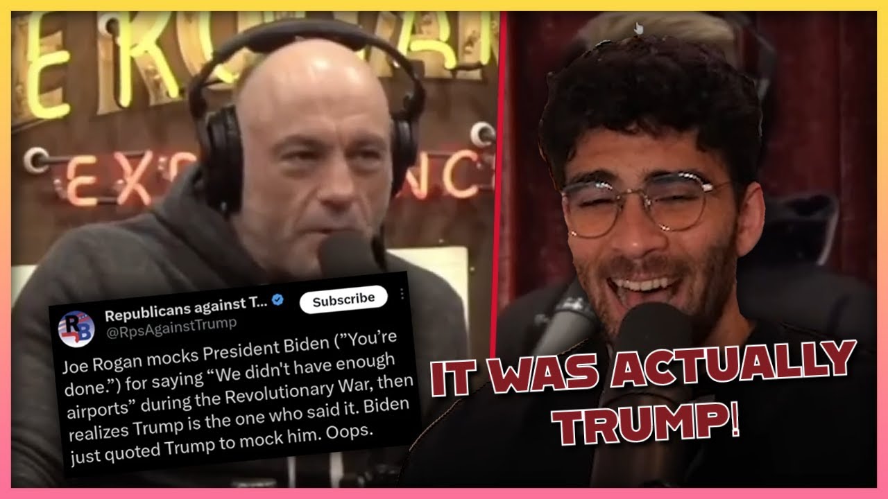Joe Rogan Mocks Joe Biden, BUT FAILS as he's Fact Checked by Jamie! | HasanAbi Reacts to Joe Rogan