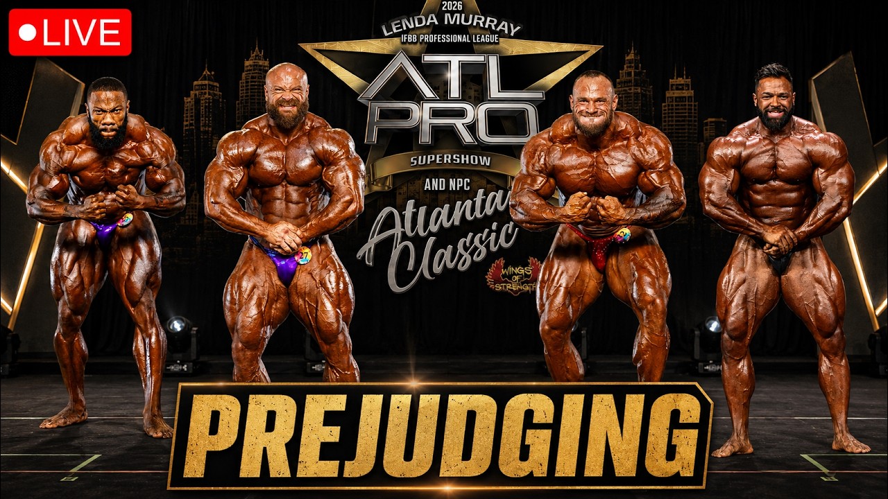 LIVE 🔴 IFBB Atlanta Pro - Open Bodybuilding + MORE (watchalong)
