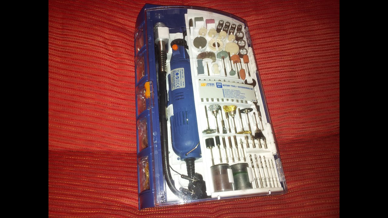 multiherramienta rotatoria dexter 200 accesorios unboxin y demostracion