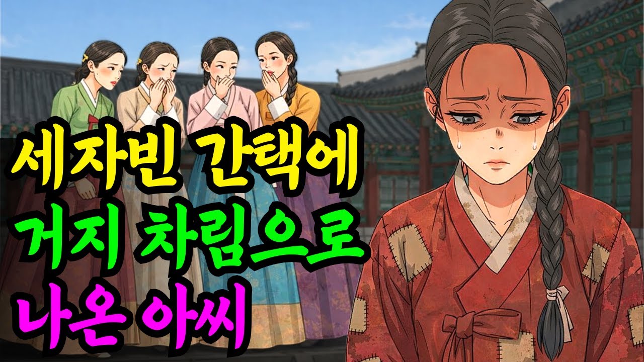 세자빈 간택에 거지 차림으로 나온 아씨의 충격적 반전...야담 옛날이야기 설화 전설 신화 민담