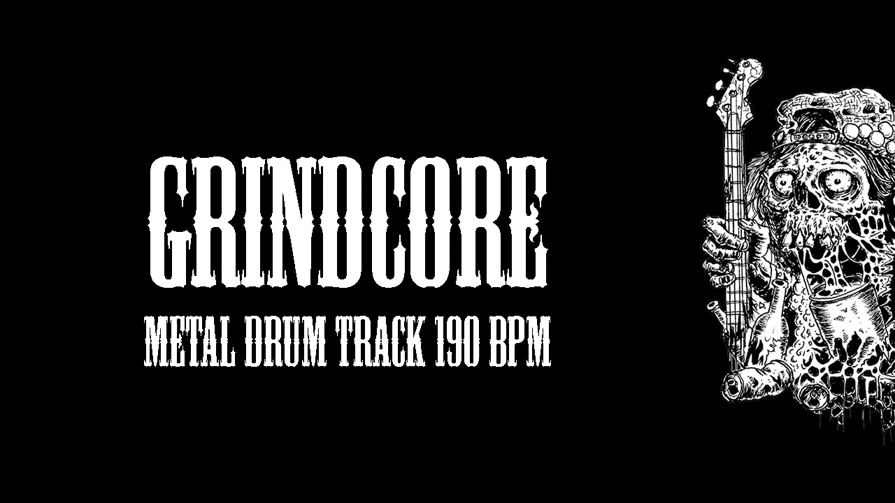 Grindcore Metal Drum Track 190 BPM