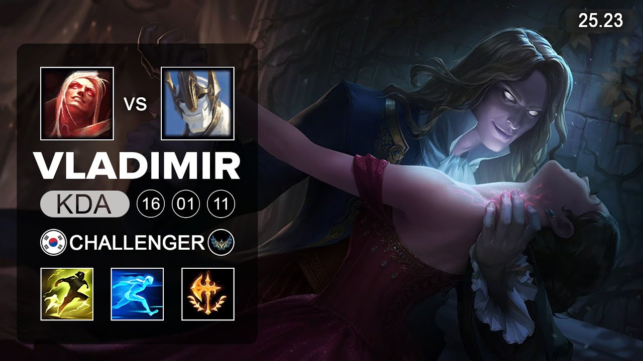 Vladimir vs Galio Mid - KR Challenger - Patch 25.23 Season 15