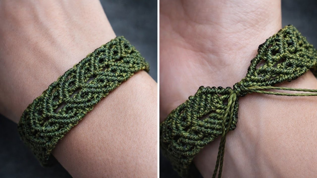Pulseira Macrame Tutorial Passo a Passo - DIY Fácil Para iniciantes ✨
